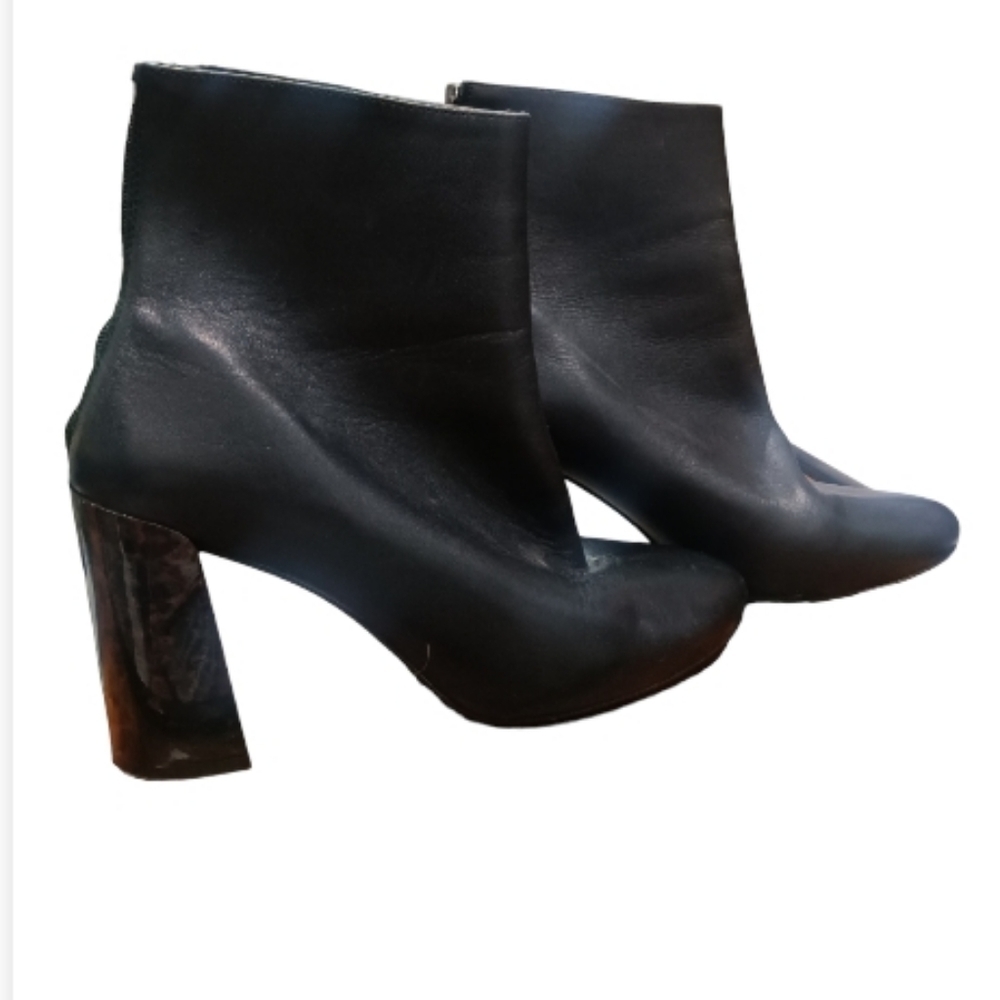 Pure Navy genuine leather Ankle boots size 9 - Picture 3 of 5